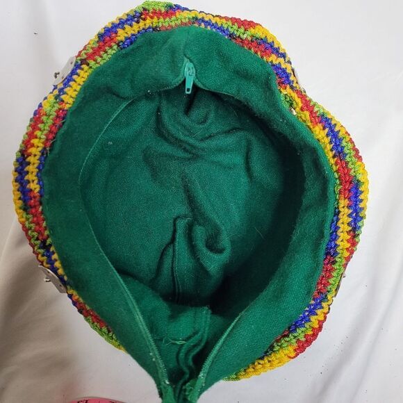 VINTAGE eco friendly can tab soda pop top crochet handbag purse - Picture 6 of 9